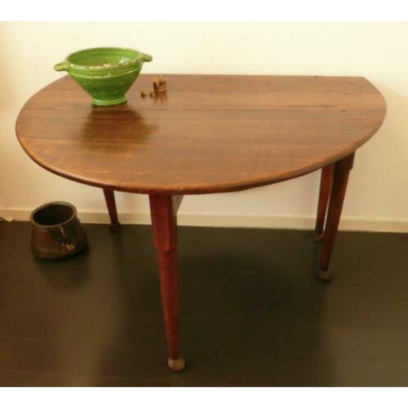 Hangoor-tafel, ovaal, engels, met stoelen