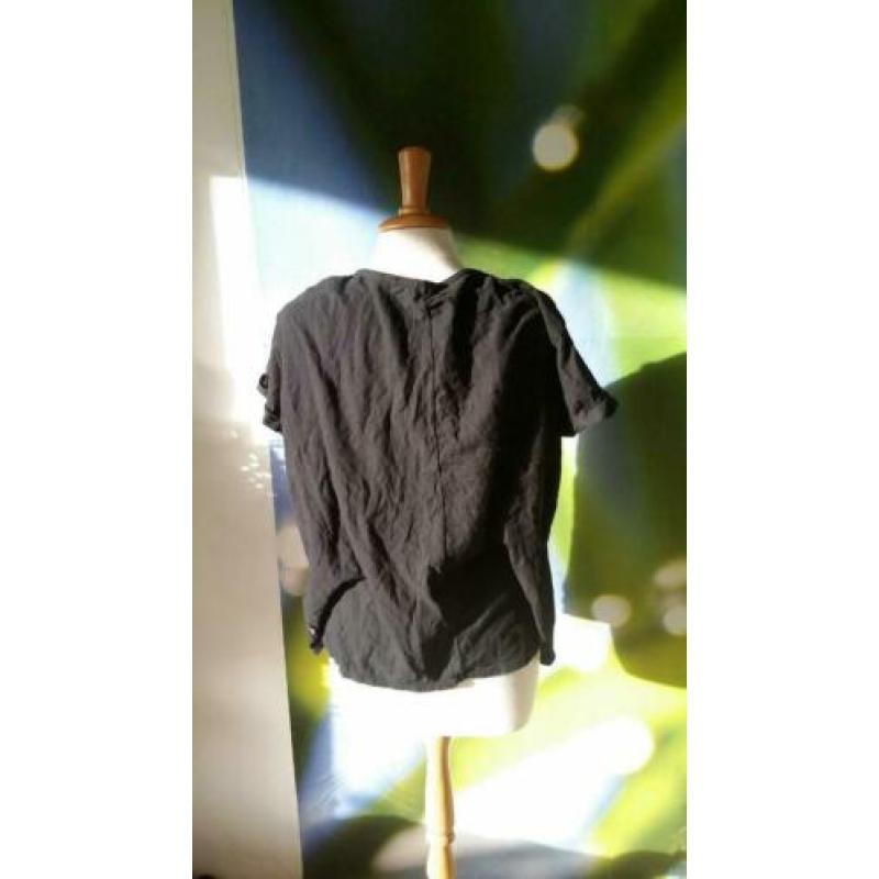 D6. Maison scotch maat l zwarte t shirt