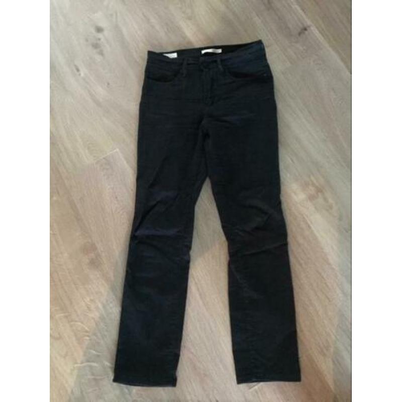 Levi’s 724 high rise spijkerbroek zwart
