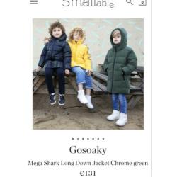 Gosoaky winterjas groen 86/92