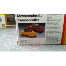 Gama messerschmitt kabinenroller cabriolet - red 1:43 - mib