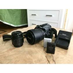 Nikon D5200 complete set (eventueel + 50mm)