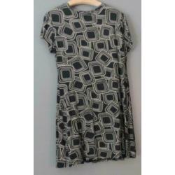Melrose zwart wit patroon tuniek maat 44