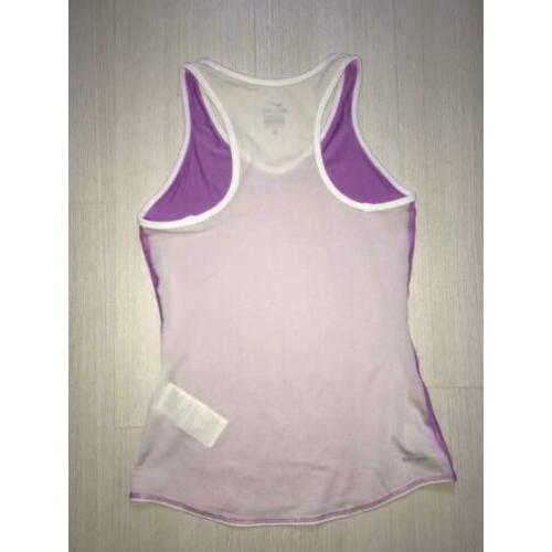 Paars/witte Nike dri-fit sport top maat XS