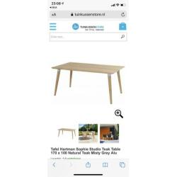 Hartman teak tafel