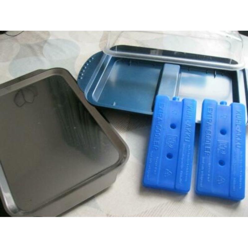 5 Delig ServeerschaalSet - 43x27xh14 cm - gekoeld