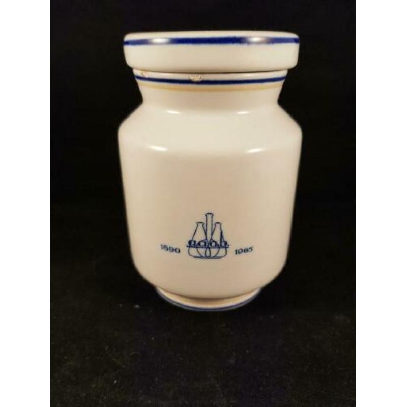Delfts gekleurd apothekerspotje