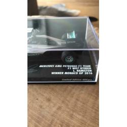 Lewis Hamilton Mercedes W07 Monaco GP 2016 Minichamps 1:43