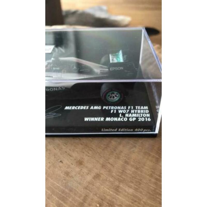 Lewis Hamilton Mercedes W07 Monaco GP 2016 Minichamps 1:43