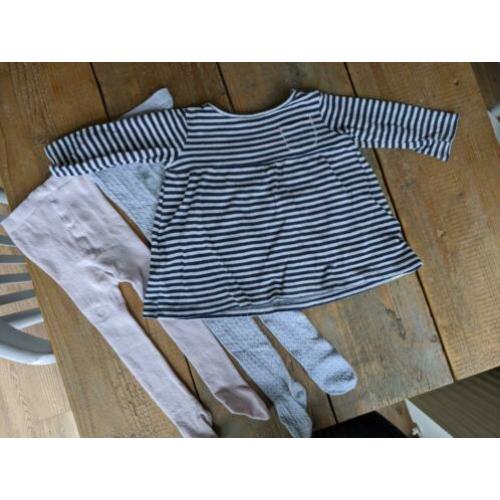 Jurkje en maillots Zara/H&M maat 74