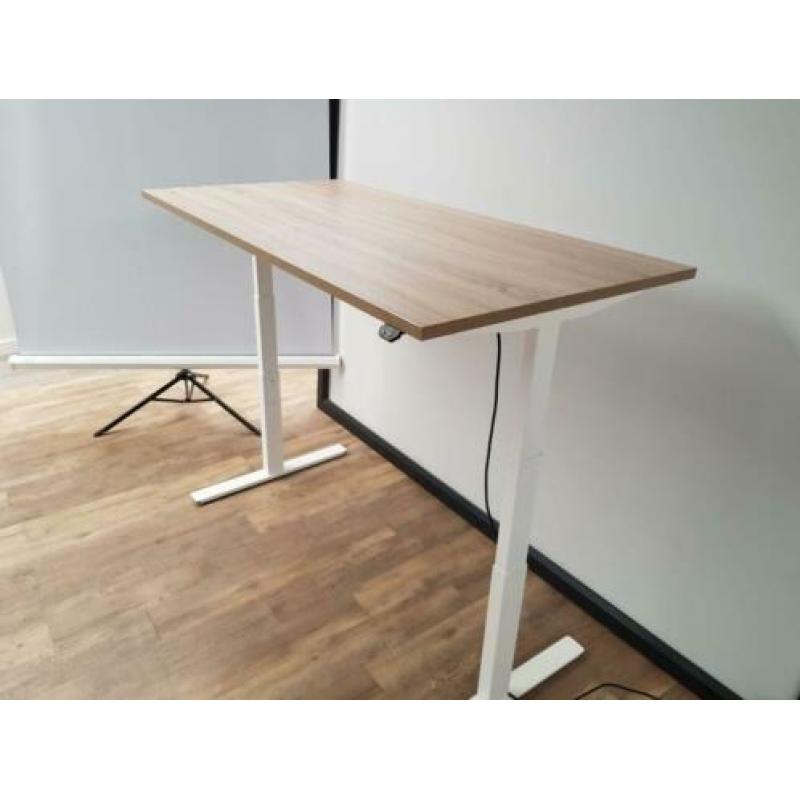 Elektrische zit/sta bureau wit
