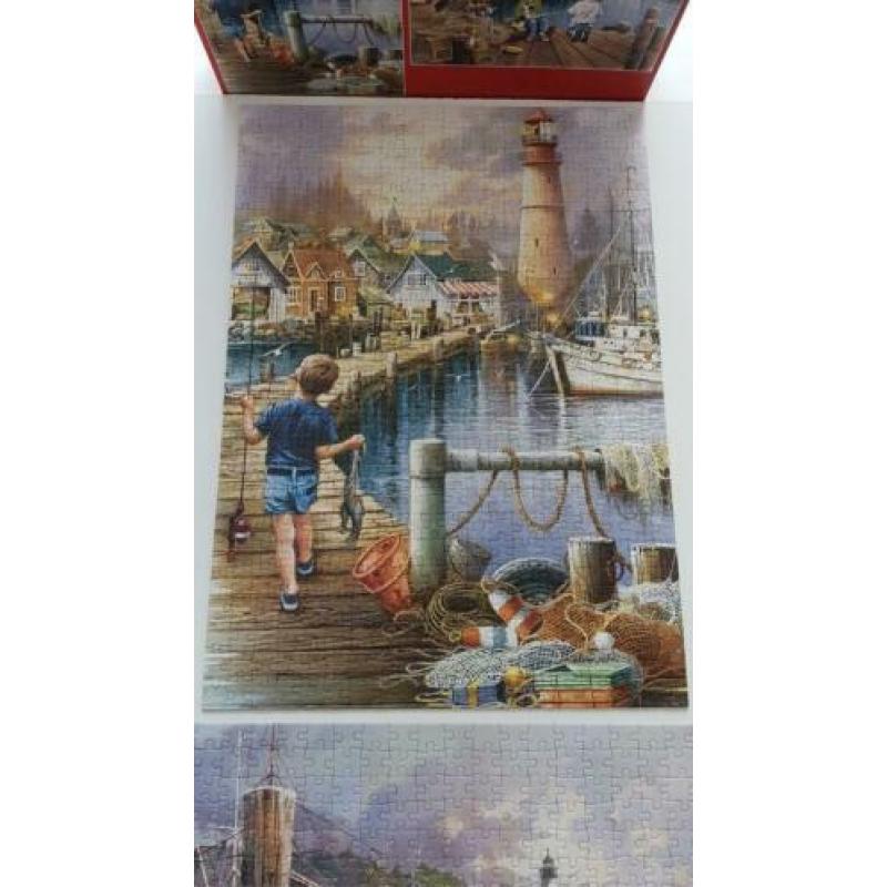 Zeer mooie & zgan Leg Puzzel van Jumbo 2x 500 Stukjes !