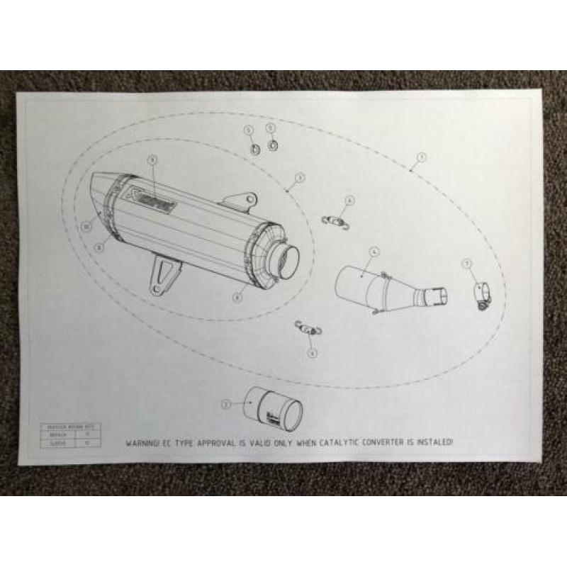 Akrapovic uitlaat demper Yamaha XMax 250 XMax 300 X-Max