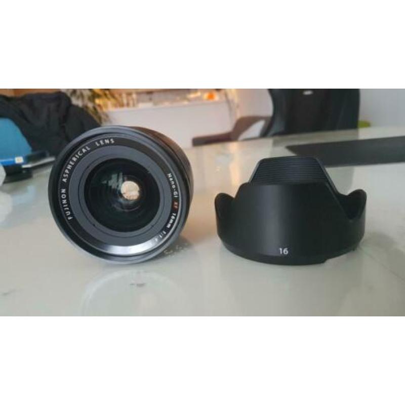 Fuji 16mm 1.4 lens met garantie