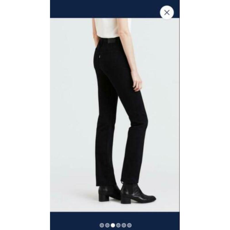 Levi’s 724 high rise spijkerbroek zwart