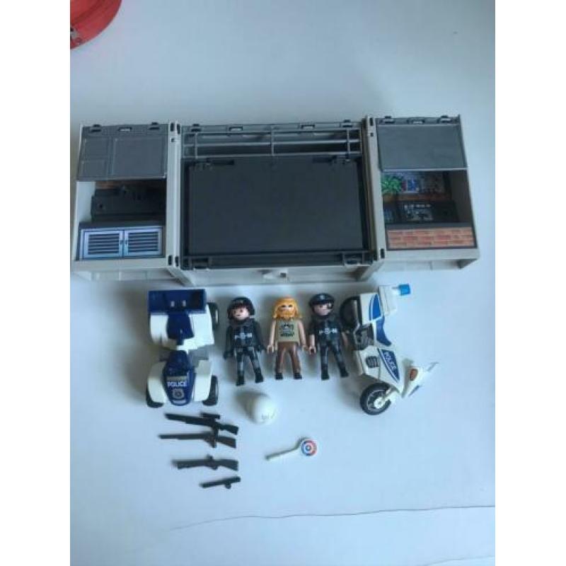 Play mobiel meeneem politie bureau