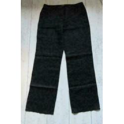Taifun wijde flared zwarte pantalon broek Lara maat 40