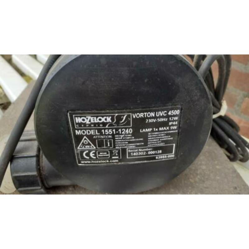 Vijverfilterlamp houder type Hozeloc 4500.