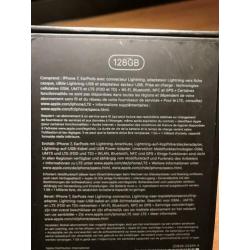Iphone 7 + (nieuwe)oortjes 128gb