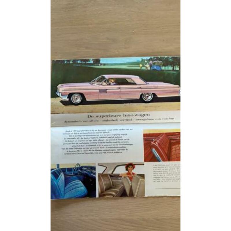 NL folder Oldsmobile 98 - Super 88 - Cutlass - F-85 - 1962)
