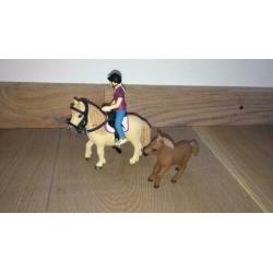 Schleich shetland pony set met veulentje exclusief!!