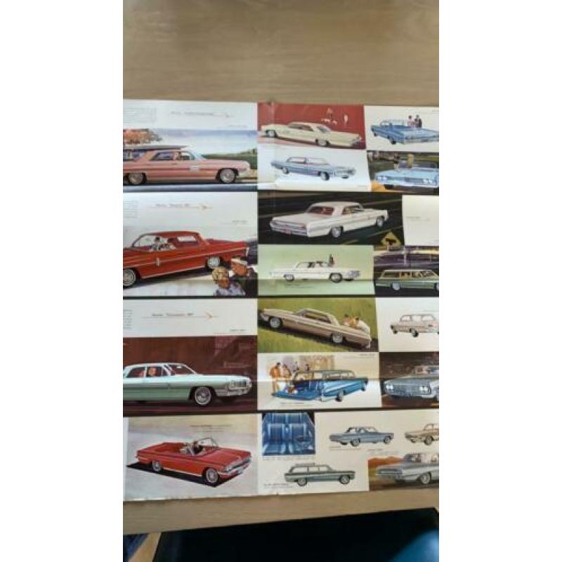 NL folder Oldsmobile 98 - Super 88 - Cutlass - F-85 - 1962)