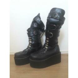 Demonia creeper laarzen Gothic Emo Punk mt 39