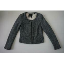 Maison Scotch jasje/colbert maat 1 (36/S) grijs