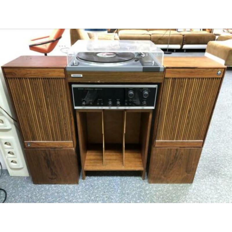 Vintage werkende Pioneer set + zeldzame Svenska speakers