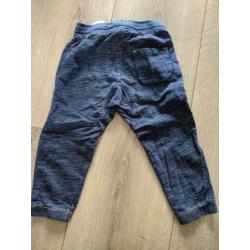 H&M joggingbroek, heel leuk model met kleine gaatjes mt 98