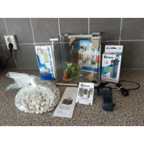 15 liter aquarium zo goed als nieuw