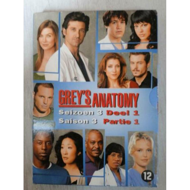 DVD Grey's Anatomy - Seizoen 3 Deel 1
