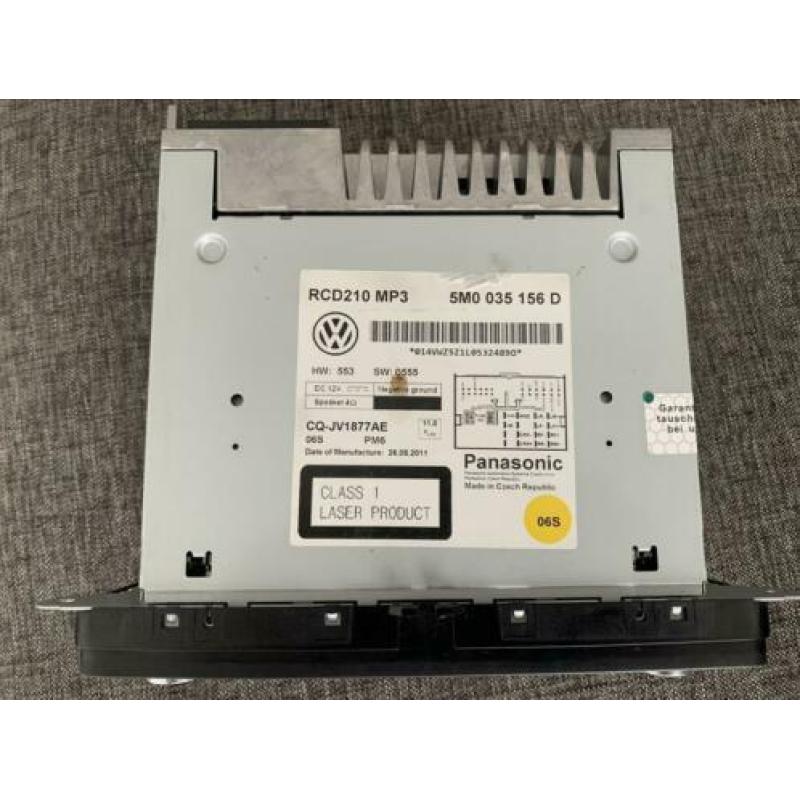 VW RCD210 Radio, CD MP3 NIEUWSTAAT ORIGINEEL