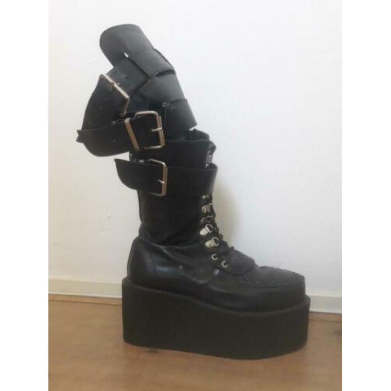 Demonia creeper laarzen Gothic Emo Punk mt 39