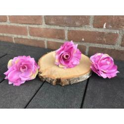 Partij nepbloemen knutselen decoratie kunstbloemen rozen