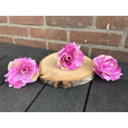 Partij nepbloemen knutselen decoratie kunstbloemen rozen