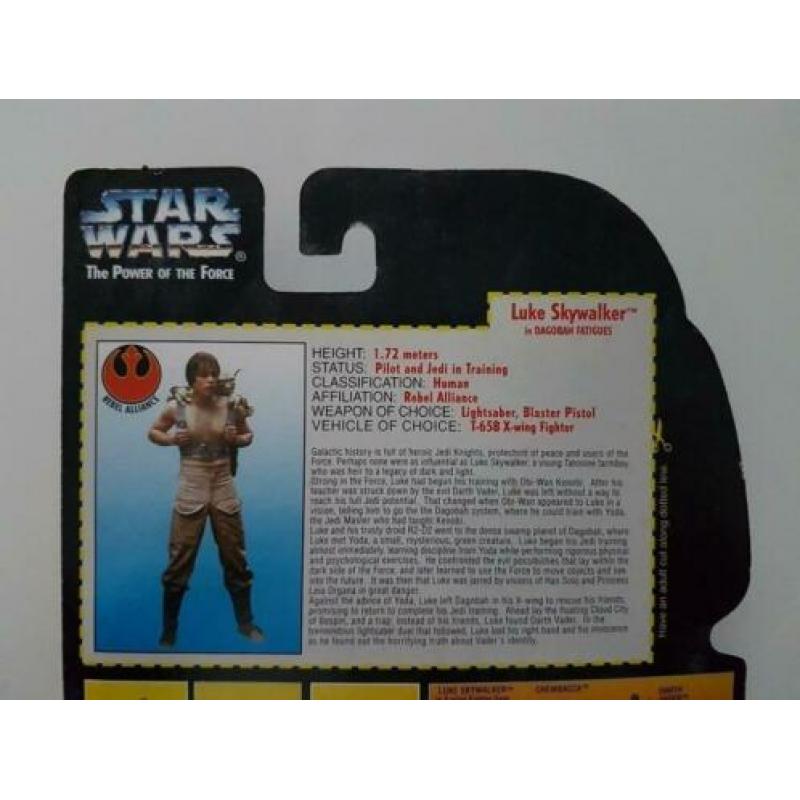 -40% Star Wars POTF Red Photo Luke Skywalker Dagobah