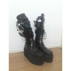 Demonia creeper laarzen Gothic Emo Punk mt 39