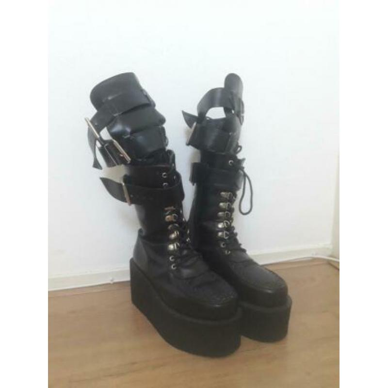 Demonia creeper laarzen Gothic Emo Punk mt 39