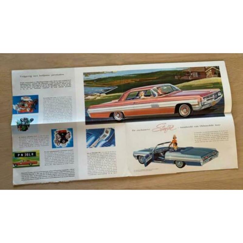 NL folder Oldsmobile 98 - Super 88 - Cutlass - F-85 - 1962)