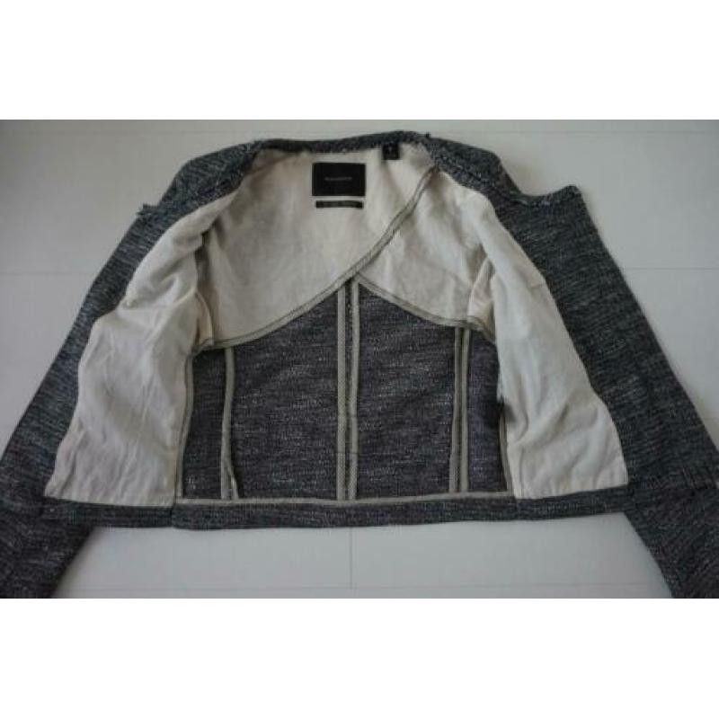 Maison Scotch jasje/colbert maat 1 (36/S) grijs