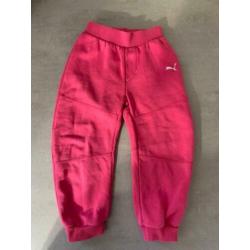 Puma jogging pak licht roze/ donker roze (maat 4jr/ 104cm)