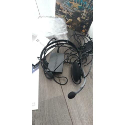 Playstation headset + Socom II spel