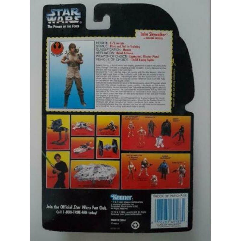 -40% Star Wars POTF Red Photo Luke Skywalker Dagobah