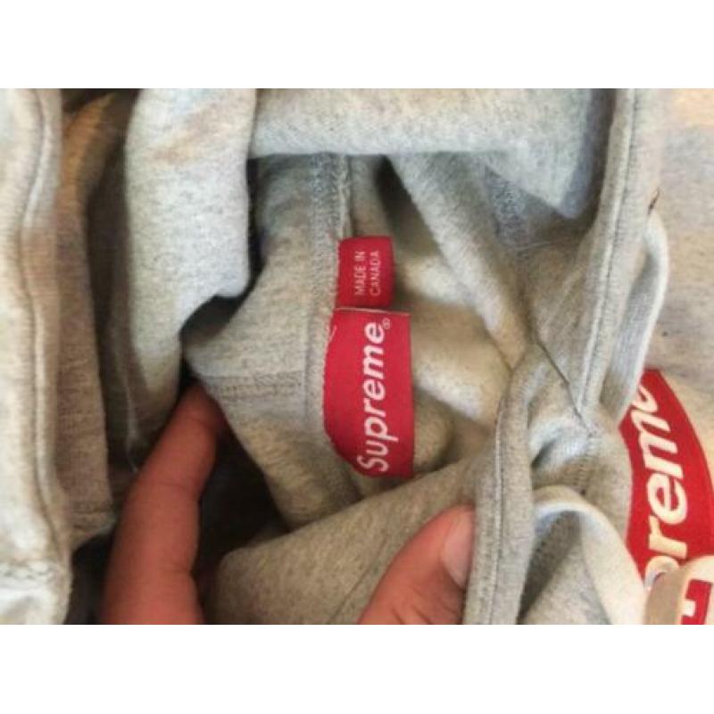 Supreme Box Logo Hooded sweatshirt FW16 - Grey