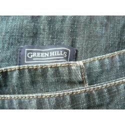 C106 Green Hills mt 40 rok denim spijkerrok plooien