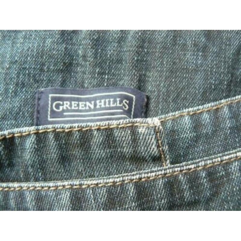 C106 Green Hills mt 40 rok denim spijkerrok plooien