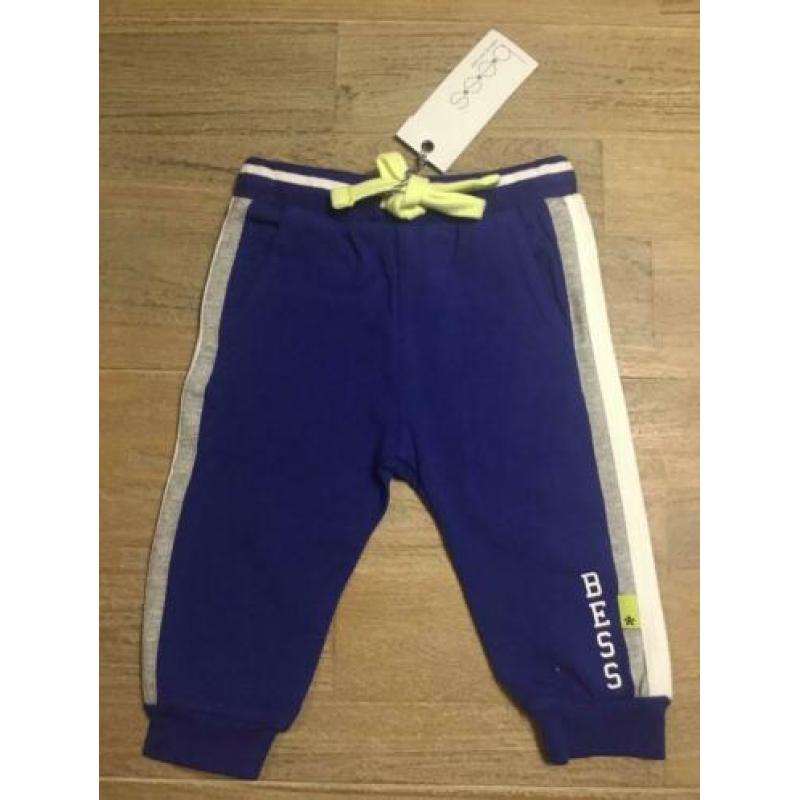 Nieuw setje B*E*S*S vestje en broekje blauw jongen merk 50