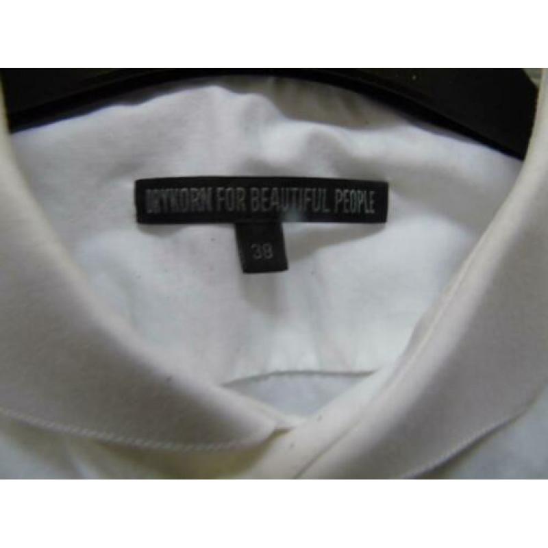 Witte Drykorn heren overhemd , blouse (boord) maat 38