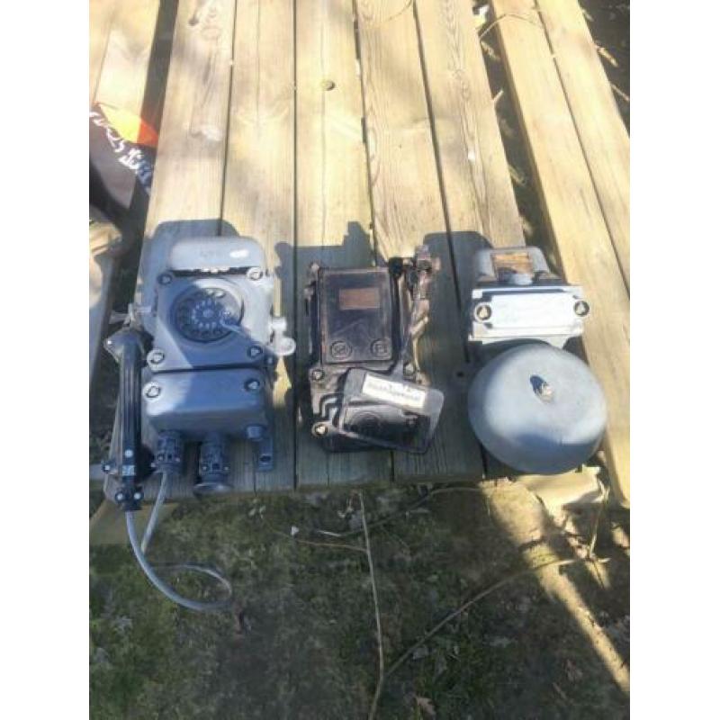 Funke huster bunkertelefoon jaren 50